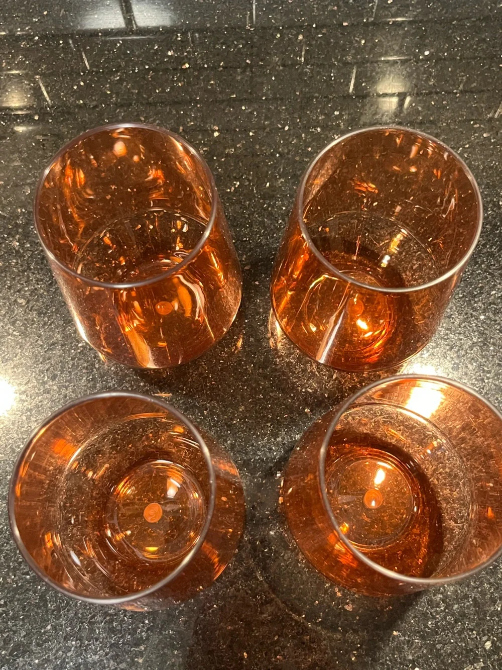 Williams Sonoma Outdoor Stemless Wine Glasses Set of 4 Sol Shatterproof